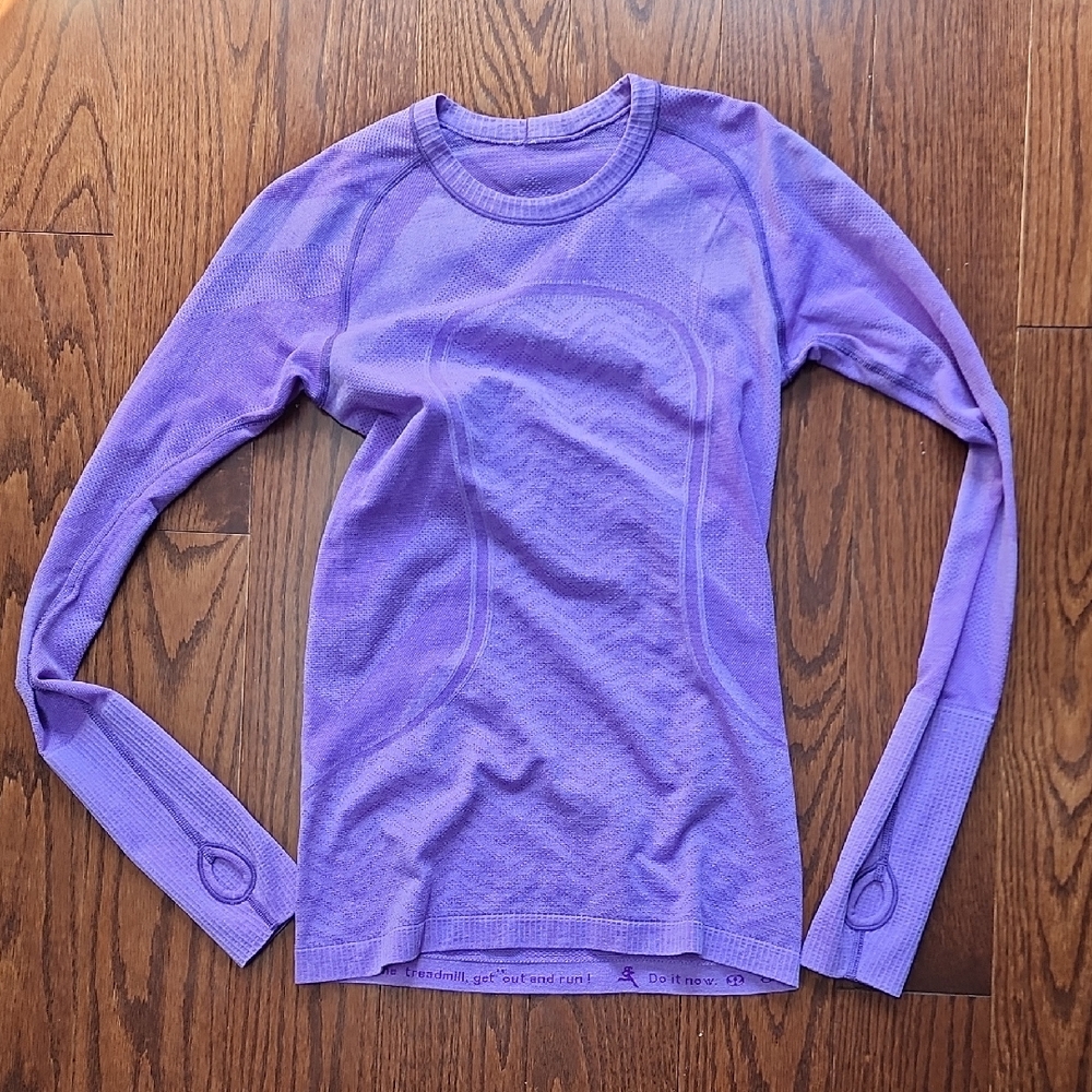 lululemon  Purple Long Sleeve Top Size 6